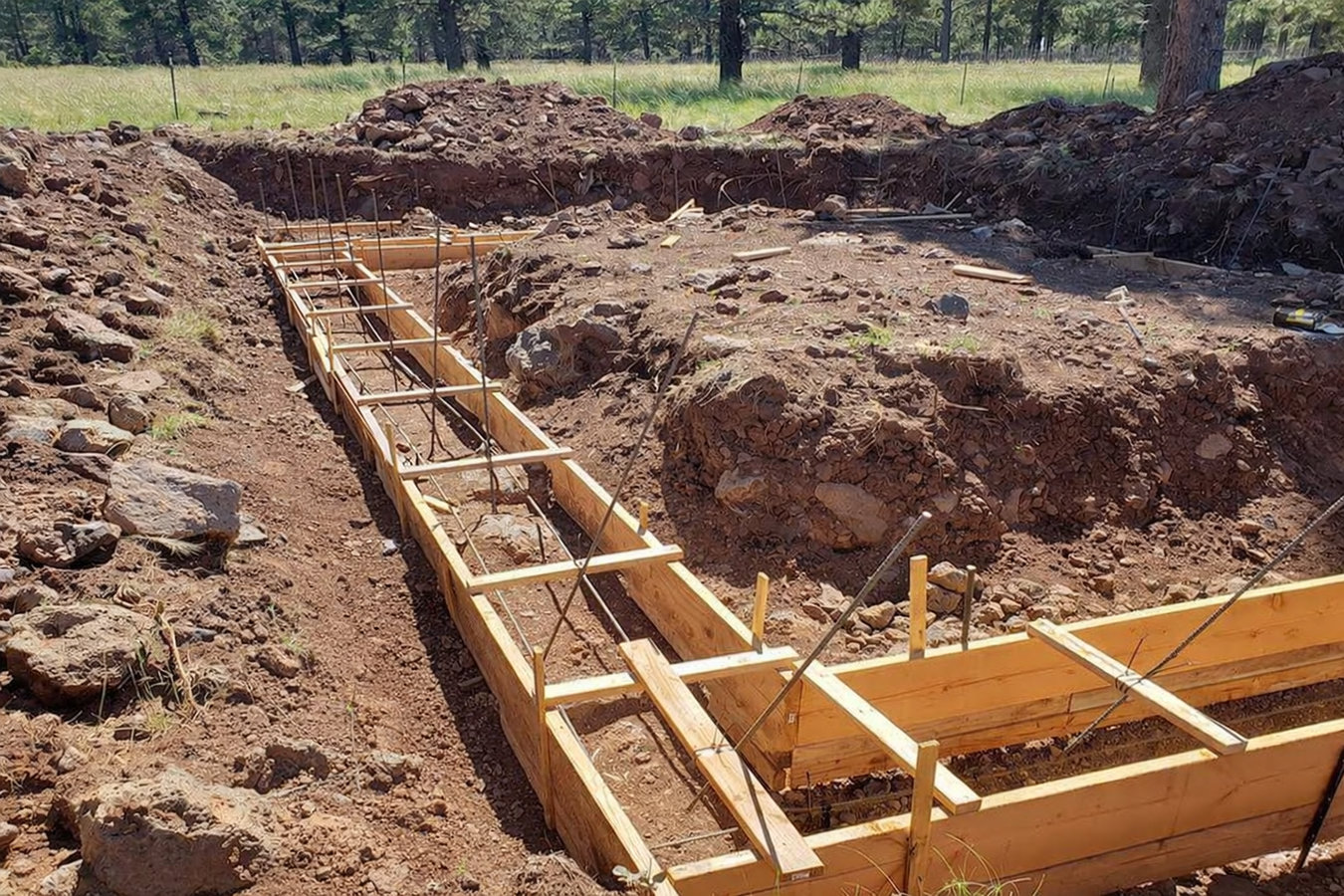 Concrete footings in Grover Beach, CA